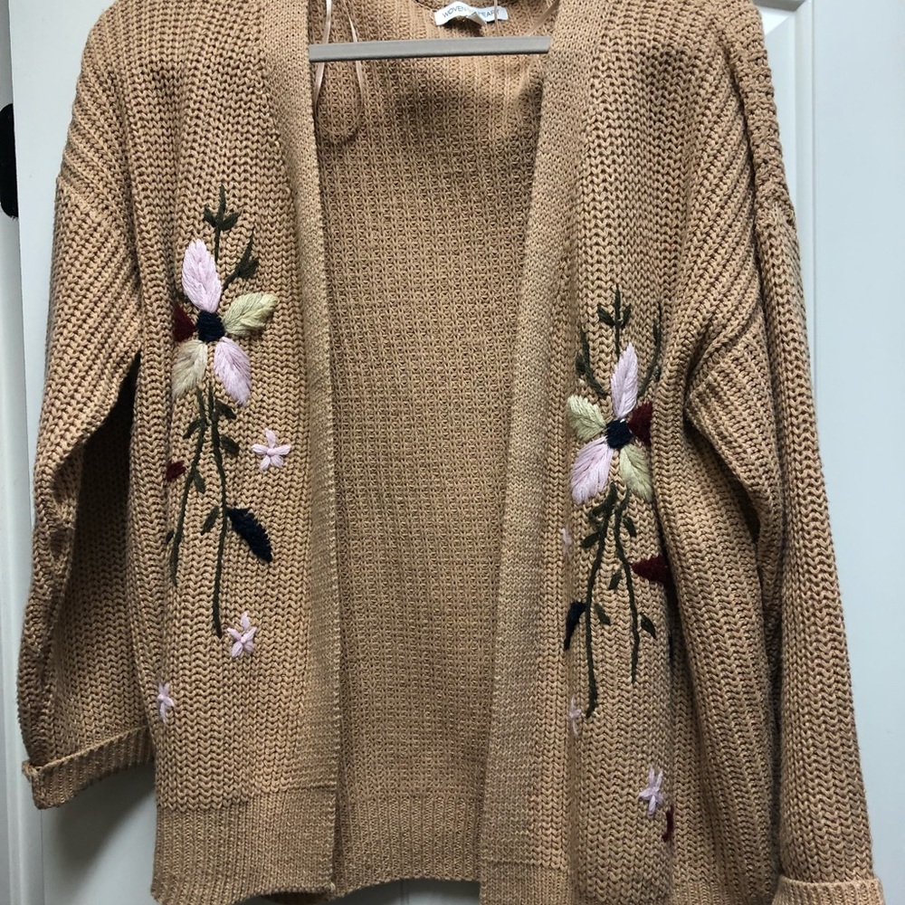 Embroidered Cardigan